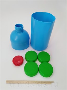 Поделки из пластиковых бутылок «Паровозик» для детей 6 - 10 лет